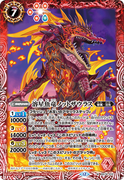 BS74-012 溶星魚竜ノットザウラス