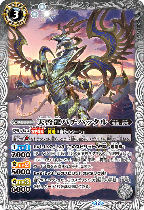 BS75-030 天啓龍パチハッタル