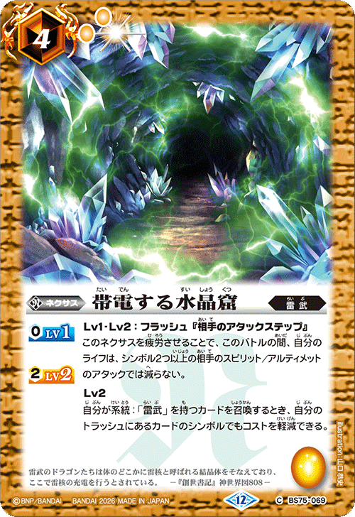 BS75-069 帯電する水晶窟