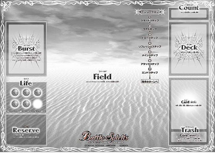 ゲームを始める前に Battle Spirits バトルスピリッツ トレーディングカードゲーム ルールマニュアル